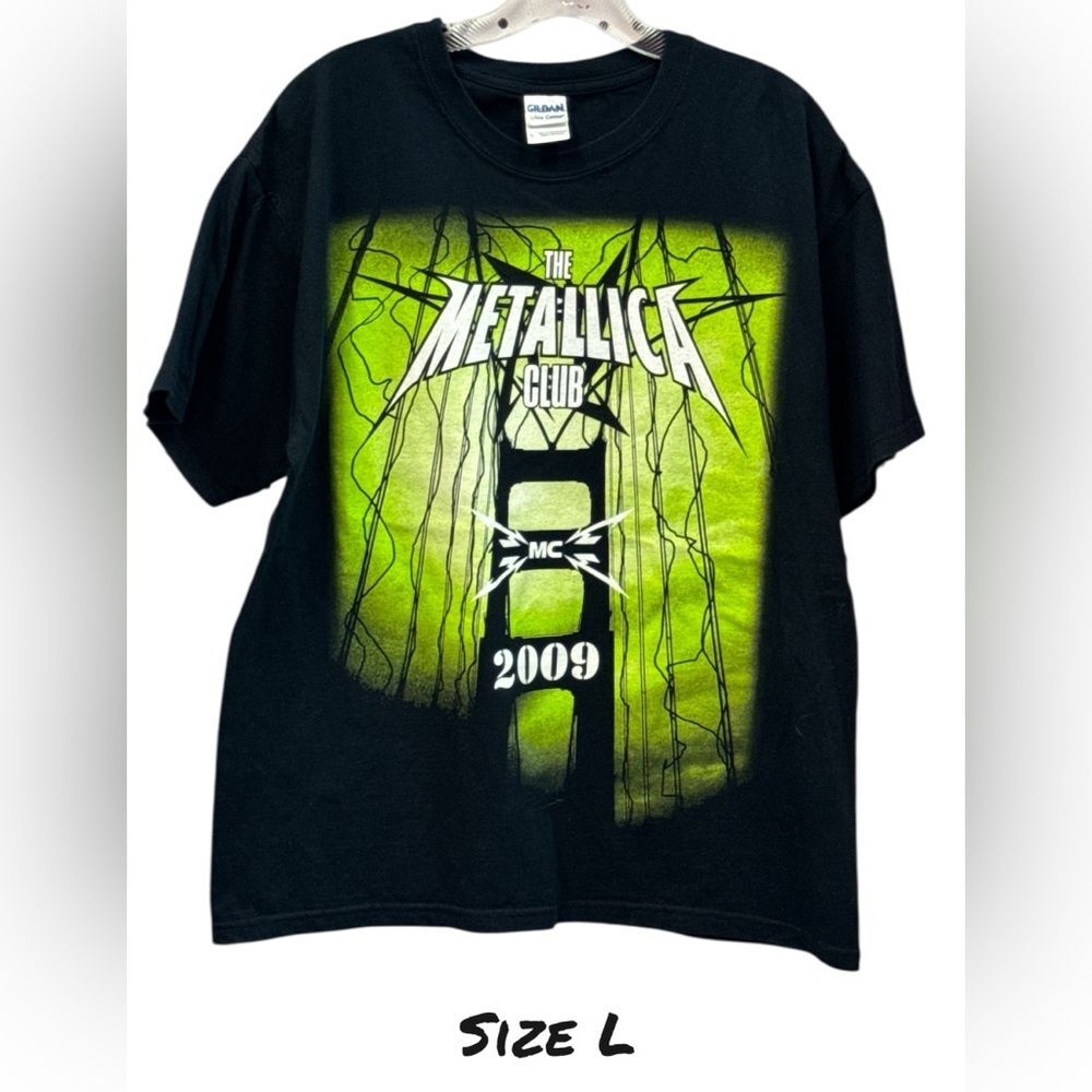 Metallica Met Club 2009 T Shirts Size L